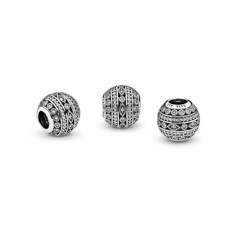 Pandora Australia Glittering Shapes Charm - Sterling Silver | AYUJGR471